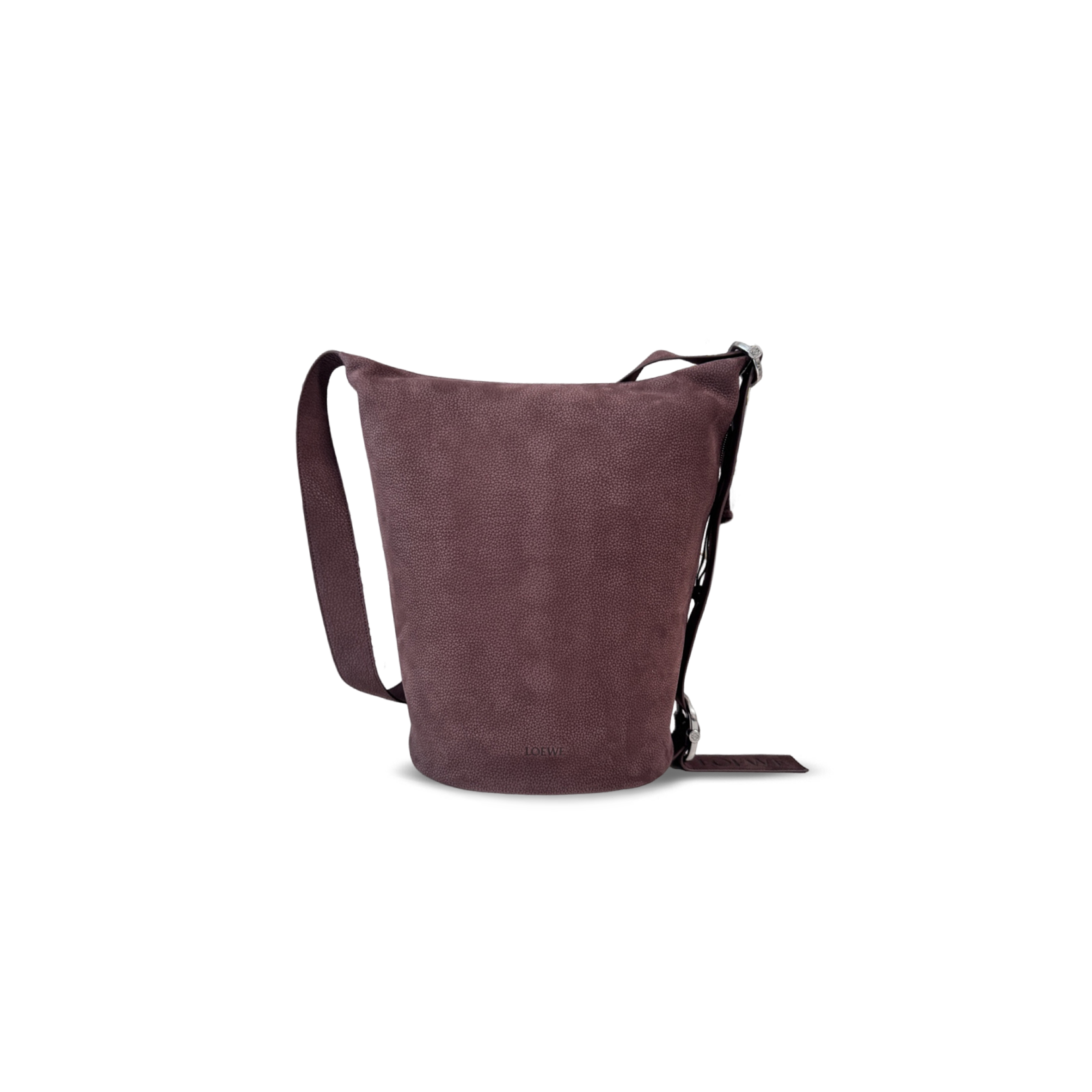 LOEWE LOOP BUCKET IN GRAINED NUBUCK BB22LBMX03 (39*39*15.5cm)